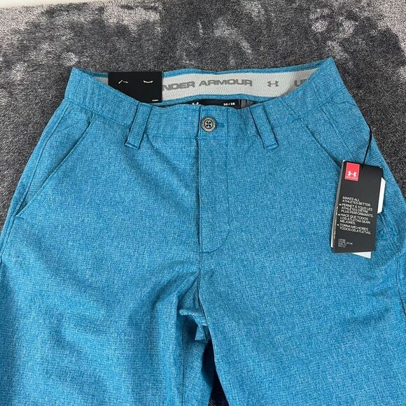Under Armour Golf Loose Straight Men's Pants Blue 30X36 (30X34.5) NWT Stretch - Picture 2 of 11